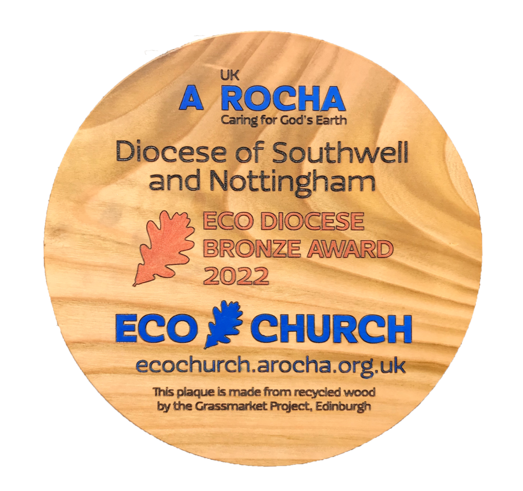 The Diocese Earns Our Bronze Eco Award Diocese of Southwell & Nottingham